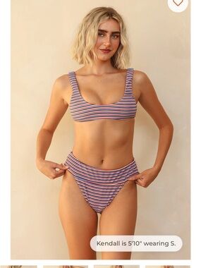 Dippin Daisy’s Sidney Cheeky High Rise Bikini Bottoms
